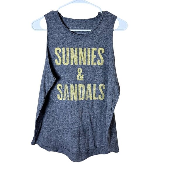 Grayson Threads Tops - Grayson Threads SUNNIES & SANDALS Graphic T Muscle Tank Top Size XL